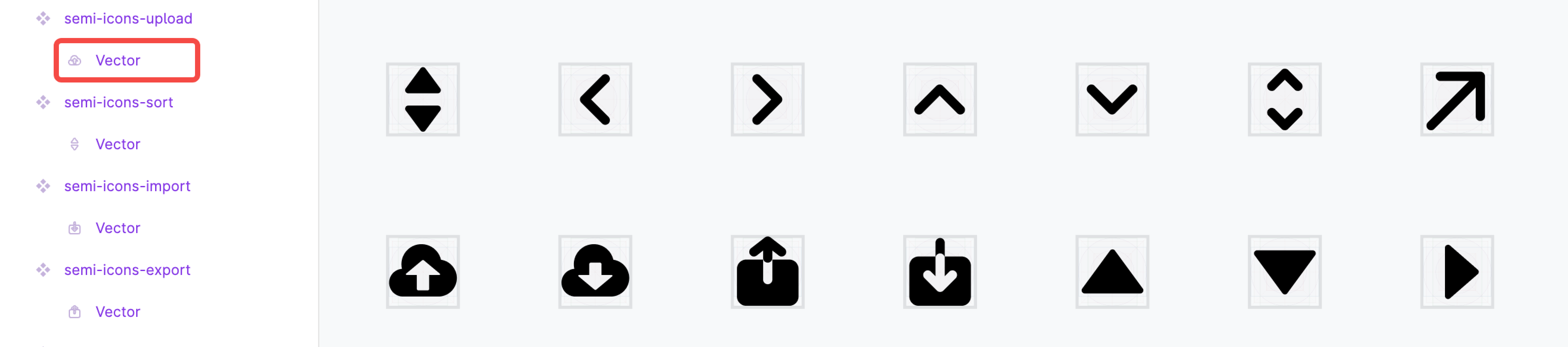 Icon Layer Structure